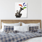 Tuba en vis canvas afdruk (Insitu (Slaapkamer))