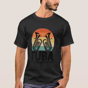 Tuba fluisteraar Musicus Tubaïst Tubist Tuba spele T-shirt