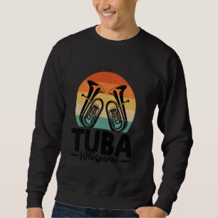 Tuba fluisteraar Musicus Tubaïst Tubist Tuba spele Trui