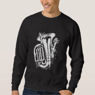 Tuba Graffiti Messing Speler Trui
