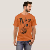 Tuba Halloween Cobwebs vriend T-shirt (Voorkant volledig)