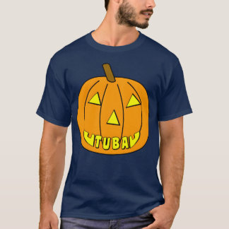 Tuba Halloween Pumpkin T-shirt