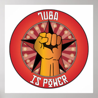 Tuba heeft kracht poster