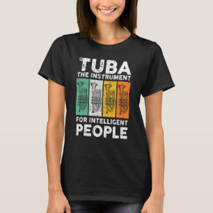 Tuba het instrument voor intelligente persoonlijke t-shirt