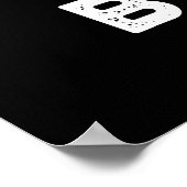 Tuba Honest I Kick Brass Funny Tuba Pun Dark BG Poster (Hoek)