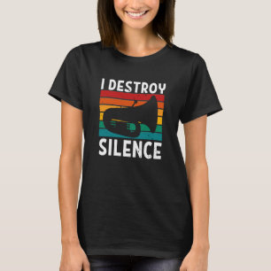 Tuba - Ik vernietig de Silence Tuba Player T-shirt