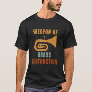 Tuba Instrument Tuba King Muziektest Tuba Mondstuk T-shirt