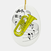Tuba Keramisch Ornament (Voorkant)