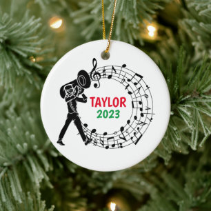 Tuba Marching Band Kerst Ornament