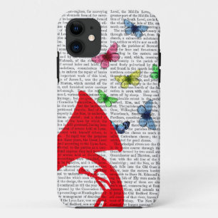 Tuba met Butterflies iPhone 11 Hoesje