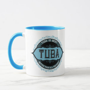 Tuba Music Note Circle Mok