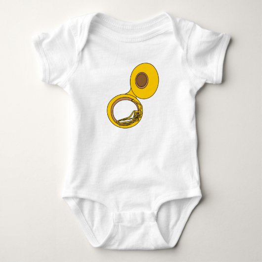 Tuba Musical Instrument Romper (Voorkant)