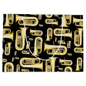 Tuba Musician Band Teacher Large Cadeau Sac (Dos)