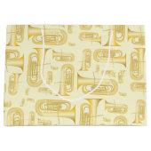 Tuba Musician Band Teacher Large Cadeau Sac (Devant)