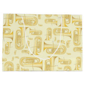 Tuba Musician Band Teacher Large Cadeau Sac (Dos)