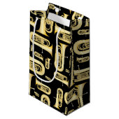 Tuba Musician Band Teacher Medium Cadeau Sac (Devant Angle)