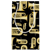 Tuba Musician Band Teacher Medium Cadeau Sac (Devant)