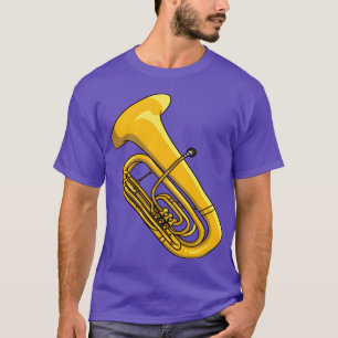 Tuba Muziekinstrument Voor Muziekliefhebbers Grapp T-shirt