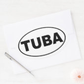 Tuba Ovale Sticker (Envelop)