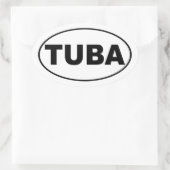 Tuba Ovale Sticker (Tas)