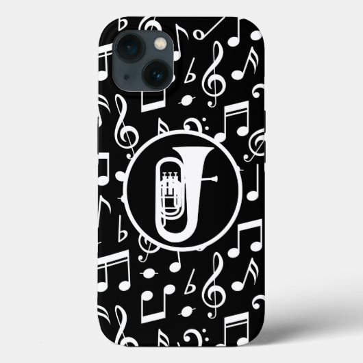 Tuba Player-muziek Case-Mate iPhone Case (Achterkant)