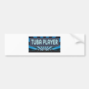 Tuba Player-selectiekader Bumpersticker