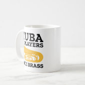 Tuba Players Kick Brass Koffiemok (Voorkant links)