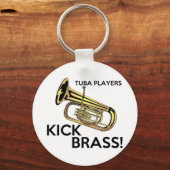Tuba Players Kick Brass Sleutelhanger (Voorkant)