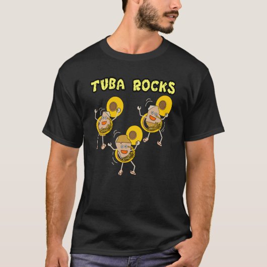 Tuba Rocks T-shirt (Voorkant)