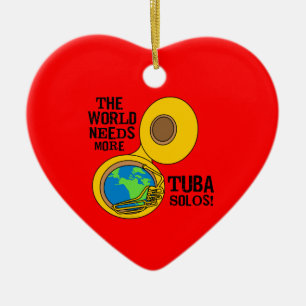 Tuba Solos Keramisch Ornament