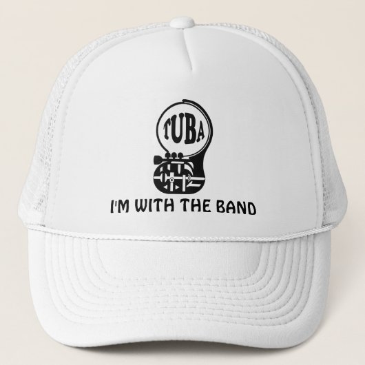 TUBA, Tuba Player Trucker Pet (Voorkant)