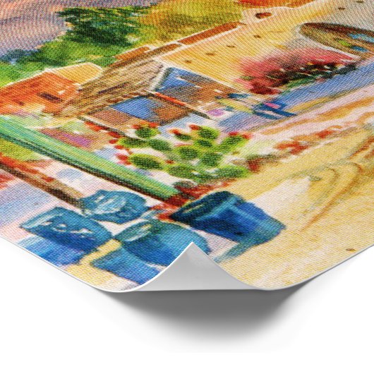 Tubac, Afdrukken van Founding1752 Canvas Poster (Hoek)