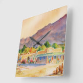 Tubac, horloge murale fondée de 1752 acryliques (Angle)