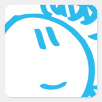 tubby1 vierkante sticker