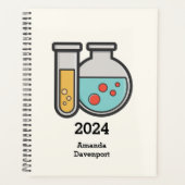 Tube d'essai de chimie et bécher (Devant)