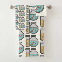 Tube d'essai de chimie et Motif de bécher