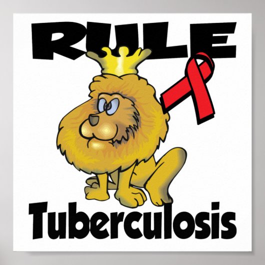 Tuberculose bestrijden poster (Voorkant)