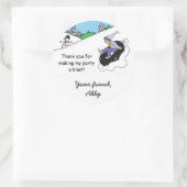 Tubes à neige Anniversaire Fête Favoriser Sticker  (Sac)