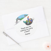 Tubes à neige Anniversaire Fête Favoriser Stickers (Enveloppe)