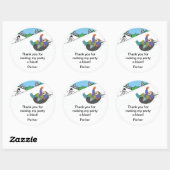 Tubes à neige Anniversaire Fête Favoriser Stickers (Feuille)