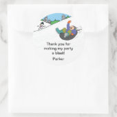 Tubes à neige Anniversaire Fête Favoriser Stickers (Sac)