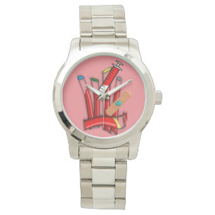 Tubes Artsy de sang de montre de Phlebotomist