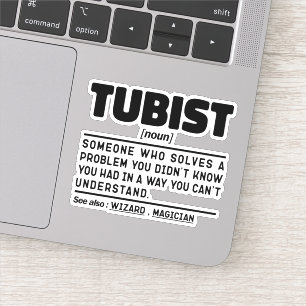 Tubist Noun Symphony Creator Sarcastische Tuba Lov Sticker