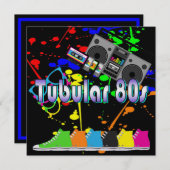 Tubulaire 80's kaart (Voorkant / Achterkant)