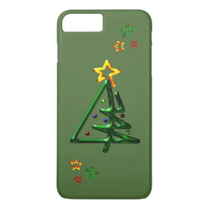 Tubulaire Kerstboom van Chroom iPhone 8 Plus / 7 Plus Hoesje