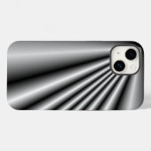 Tuck en Roll van geborsteld metaal Case-Mate iPhone Case (Achterkant (horizontaal))