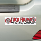 Tuck Frump Bumpersticker (Op auto)