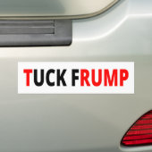 Tuck Frump Bumpersticker (Op auto)