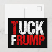 Tuck Frump Funny Anti Trump Briefkaart (Voorkant / Achterkant)