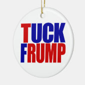 "TUCK FRUMP" KERAMISCH ORNAMENT (Links)